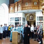 Молебен перед началом нового учебного года с учащимися города Полоцка и Полоцкого района